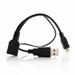 CY Black Color Micro USB 2.0 OTG Host Flash Disk Cable with USB power for Galaxy S3 i9300 S4 i9500 Note2 Note3 S5