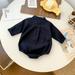 Aayomet Long Sleeve Bodysuit Baby Boy Unisex Baby Short Sleeve Variety Onesies Bodysuits Short Sleeve Dark Blue 18-24 Months