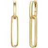 Glanzstücke München Creolen Sterling Silber in Gelbgold 34,5 mm Damen