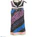 Free People Dresses | Free People Sleeveless Color Block Dress | Color: Blue/Pink | Size: 6