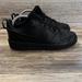 Nike Shoes | Nike Court Borough Low 2 Triple Black Sneakers Low Youth Bq5448 001 Size 7y | Color: Black | Size: 7b