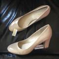 Nine West Shoes | Nine West Heels Shoes Beige Womens 8 | Color: Cream/Tan | Size: 8