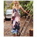 Anthropologie Dresses | Anthropologie Corey Lynn Calter Daybreak Midi Sweetheart Dress Size 2 | Color: Blue/Pink | Size: 2