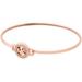 Michael Kors Jewelry | Michael Kors Exclusive Mk Logo Rose Gold Pav Crystal Bracelet Mkj6521791 + Box | Color: Gold/Pink | Size: 7 1/2"