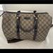 Gucci Bags | Gucci Dark Brown Monogram Bag | Color: Brown/Tan | Size: Gucci Length 13in Height 9in