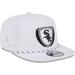 Men's New Era White Chicago Sox Golfer Tee 9FIFTY Snapback Hat