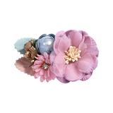 Baby Girls Hair Clips in Pairs Chiffon Flower Bow Hair Clips Handmade Floral Hairpin Accessories Alligators Barrettes Artificial Flower Hair Clip Tortoise Hair Clips Large Jeweled Hair Clips Vintage