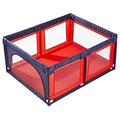 MAZY·URBAN Indoor Play Yard Baby Playpen Anti-Fall Safety Infant Play Fence, 3 Colors/Red/150*120*70Cm