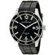 claude bernard Men's 53008 3NVCA NV Aquarider Stainless Steel Watch with Black Silicone Band