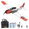 VOLANTEXRC RC Plane T28 Trojan, 2.4Ghz 4CH Remote Control Plane RTF with 2 batteries and Xpilot Stabilization System, One-Key Aerobatic for Beginner RC Aeroplane Toy Gifts RC Toy