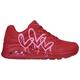 Sneaker SKECHERS "UNO DRIPPING IN LOVE" Gr. 38, rot (rot, pink) Damen Schuhe Modernsneaker Sneaker low