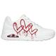 Sneaker SKECHERS "UNO DRIPPING IN LOVE" Gr. 37, weiß (weiß, rot) Damen Schuhe Modernsneaker Sneaker low Bestseller