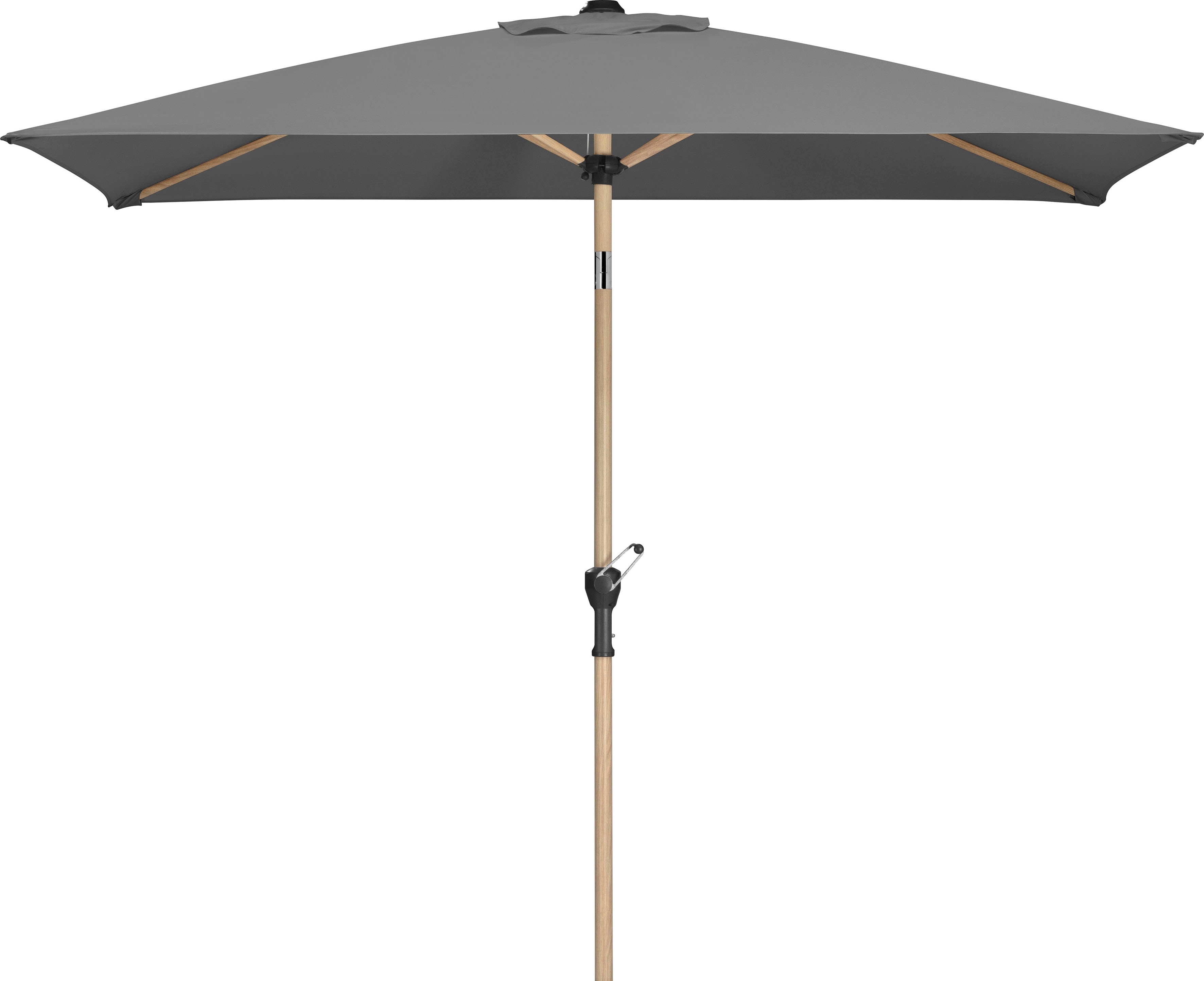 Marktschirm SCHNEIDER SCHIRME "Cordoba", grau (anthrazit), Bespannung: 100% Polyester, Standschirme