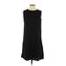 Gap Casual Dress - Shift: Black Grid Dresses - Women's Size 0