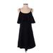 Hanna Andersson Casual Dress - A-Line: Black Solid Dresses - Women's Size X-Small