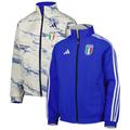 Youth adidas Blue Italy National Team Anthem Reversible Full-Zip Jacket