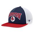 Men's Fanatics Branded Navy/Red Boston Red Sox Heritage Foam Front Trucker Snapback Hat