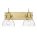 Beachcrest Home™ Bales 2 - Light 17.88" Semi Flush Mount Glass in Yellow | 9.63 H x 17.88 W x 8.25 D in | Wayfair D9402D606B5E410A95353E3D64E6B123