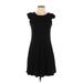 Old Navy Casual Dress - A-Line: Black Solid Dresses - Women's Size X-Small