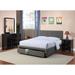 Ebern Designs Bedroom Sets Upholstered in Gray | 42 H x 56 W x 80 D in | Wayfair 557B9AEFD99949C18182267CFD5F2FFA