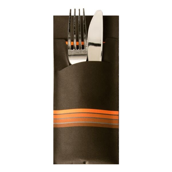 Papstar 520 Bestecktaschen orange, 8.5 cm Image