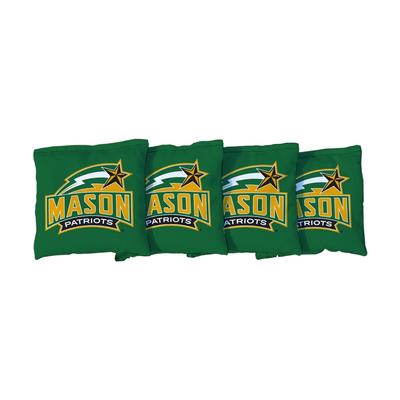 George Mason University Patriots Green Cornhole Bags