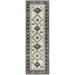 Everwash Treasure Southwestern Geometric Machine Washable Area Rug, Beige/Blue