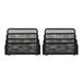 BESTONZON 2Pcs Office File Storage Shelves File Holders Desktop File Storage Racks Iron File Holders