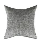 xinqinghao home textiles decorative lining linen square pillow sofa cushion light linen 40 cm gray