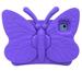 Aminegg Kids iPad Cover for iPad 10 10th Generation Shock Proof Adjustable Stand Handle 10.9 inch Case Purple