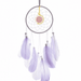 mas Decoration Pattern Red White Dream Catcher Wall Hanging Feather Decor