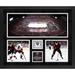 Carolina Hurricanes vs. Washington Capitals Framed 20'' x 24'' 2023 NHL Stadium Series 3-Photograph Collage with Game-Used Ice - Limited Edition of 500