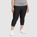 Eddie Bauer Plus Size Women's Trail Tight High-Rise Capris - Black - Size 3X