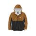 Carhartt Men's Storm Defender Relaxed Fit Lightweight Packable Rain Jacket, Carhartt Brown/Black SKU - 243612