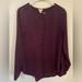 J. Crew Tops | J Crew Long Sleeve Top | Color: Red | Size: L
