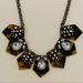 J. Crew Jewelry | J. Crew Tortoise Shell & Gem Necklace | Color: Brown/Tan | Size: Os