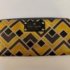 Kate Spade Bags | Kate Spade Art Deco Pattern Wallet | Color: Brown/Gold | Size: Os