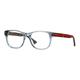 Gucci Accessories | Authentic Gucci Eyeglasses Gg0004on 004 Transparent Full Rim Frames 53mm Rx-Able | Color: Gray/White | Size: 53-19-145