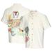 Men's Tommy Bahama Cream Texas Tech Red Raiders Paradise Fly Ball Camp Button-Up Shirt