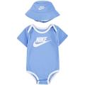 Erstausstattungspaket NIKE SPORTSWEAR "CORE BUCKET HAT & BODYSUIT 2PC SET" Gr. 68 (80), blau (university blue) Kinder KOB Set-Artikel Outfits