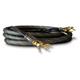 Dynavox High-End Lautspecherkabel, Paar, Flexibles Kabel mit hochwertigen Bananensteckern, konfektioniert, Farbe schwarz, Länge 1,5m