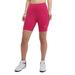 Champion Women's Authentic Bike Short (Size S) Strawberry Rouge, Cotton,Spandex