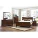 Charlton Home® Cathaline Panel Bedroom Set Queen 3 Piece: Bed, 2 Nightstands Wood in Brown | 60 H x 68 W x 88.5 D in | Wayfair