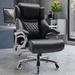 Latitude Run® Mykeil Ergonomic Executive High Back Office Chair, 400LBS Big & Tall Chair Heavy Duty Design Upholstered/Metal in Black | Wayfair