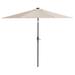 Arlmont & Co. Mumper 9Ft Solar LED Lighted Market Umbrella Metal in White | 103 H x 106 W x 106 D in | Wayfair 8D3D53CF5CB24A7BBB0BE1BFEB8FB222