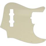 WD Custom Pickguard For Fender American Standard Jazz Bass #55 Parchment 3 Ply