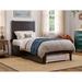 NoHo Twin XL Platform Bed with Twin XL Trundle in Espresso