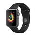 Pre-Owned Apple Watch 42MM Series 3 GPS Space Gray Black Sport Band (Fair)