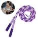 Heldig Amble Jump Rope Soft Beaded Segment Jump Rope - Adjustable for Men Women and Kids - Tangle-Free for Keeping Fit Training Workout and so on - 9 Ft