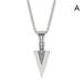 Men s Jewelry Black Gold Silver Color Arrow Head Pendants Jewelry Necklace Y6K5